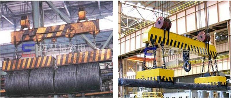 MW12系列、MW15系列吊運(yùn)捆扎螺紋鋼、圓鋼用起重電磁鐵